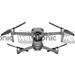 DJI Mavic 2 Zoom Drone Quadcopter with 24-48mm Optical Zoom Camera Video UAV Adjustable Aperture 12MP 1/2.3 CMOS Sensor (UK Version)