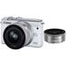 Canon EOS M200 White 15-45mm F3.5-6.3 IS STM + 22mm F2 STM